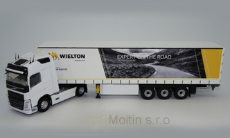 Volvo FH4, Wielton, curtain side-trailer truck